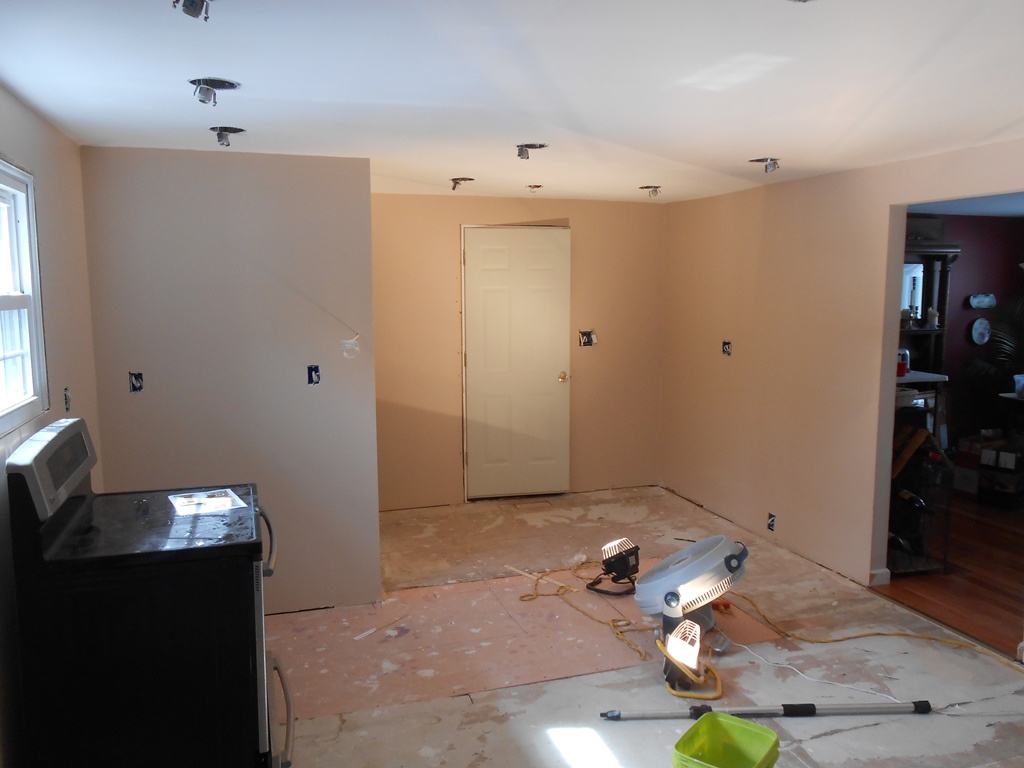 Moving the garage door opened up the area